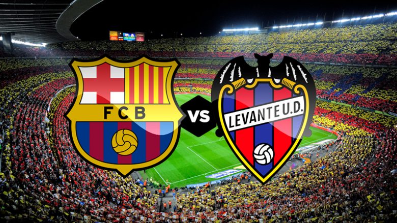 Barcelona – Levante, formacionet zyrtare – më të mirët nga minuta e parë
