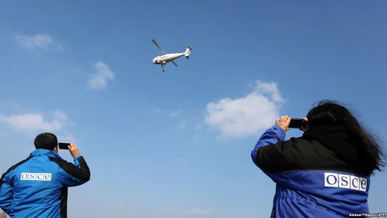 Shkatërrohet një dron i OSBE-së në lindje të Ukrainës