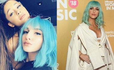 Ariana Grande etiketon mikeshën e saj shqiptare Njomza, në postin falënderues për suksesin e këngës "7 Rings"