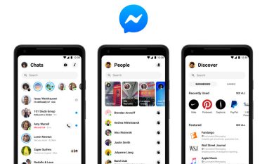 Aplikacioni Messenger i Facebook është ri-dizajnuar, lansohet gradualisht tek përdoruesit