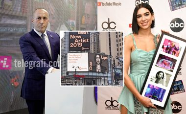 Kosova në ‘Times Square’, Kryeministri Haradinaj falënderon Dua Lipën