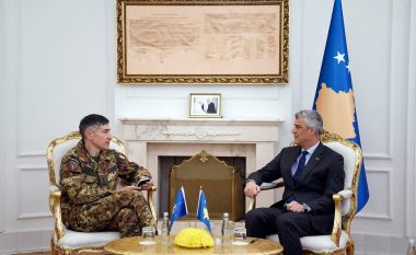 Thaçi dhe komandanti i KFOR-it flasin për situatën politike dhe të sigurisë në Kosovë