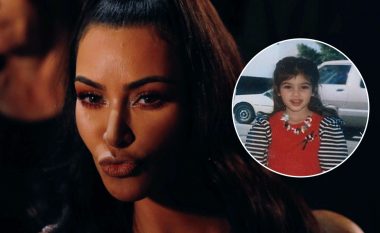 Kim Kardashian publikon një fotografi të rrallë nga fëmijëria, kujton kohën që kalonte te gjyshja në San Diego