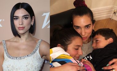 Dua Lipa publikon video duke folur shqip me vëllanë e saj në shtëpi