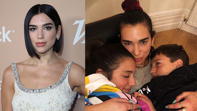 Dua Lipa publikon video duke folur shqip me vëllanë e saj në shtëpi