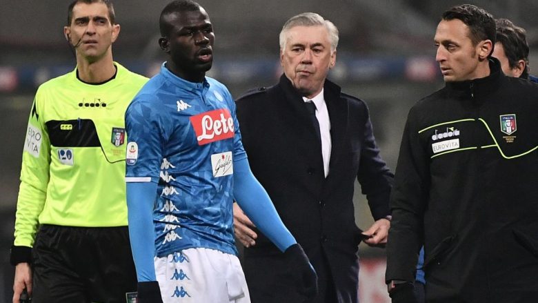 Ancelotti: Koulibaly i lumtur, thirrjet raciste nuk e largojnë nga Napoli