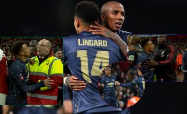Lingard u përfshi në një zënkë verbale me tifozët e Arsenalit, pasi u hodh një monedhë drejt tij