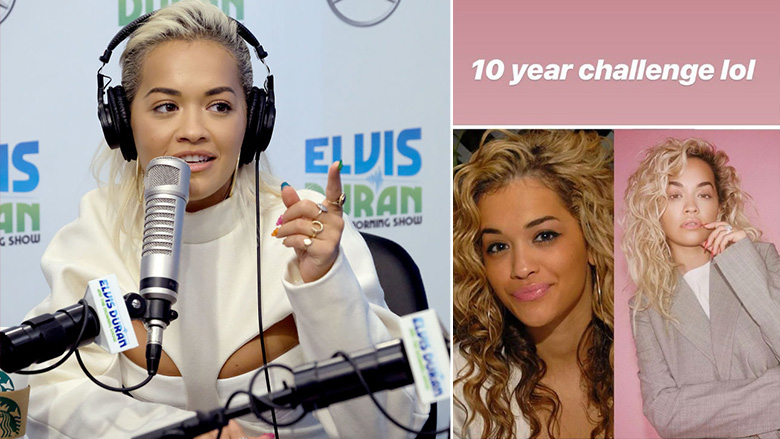 Edhe Rita Ora pranon sfidën “10 Years Challenge”, tregon dukjen e saj 10 vite më parë