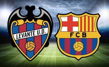 Levante – Barcelona, formacionet zyrtare