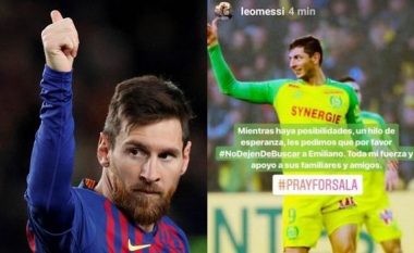 Messi: Për sa kohë ka një shans, një fije shprese, ne lutemi për Salan  