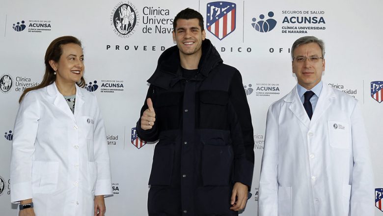 Morata kryen me sukses testet mjekësore te Atletico Madridi