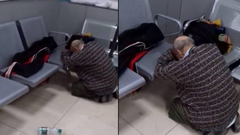Një qytetar publikon pamjet, thotë se i moshuari nuk mori për orë të tëra trajtimin në Emergjencën e QKUK-së (Video)