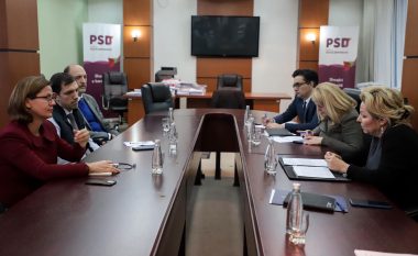 Deputetët e PSD-së takohen me Apostolovan, diskutojnë edhe për dialogun