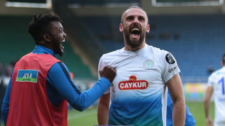 Vedat Muriqi vazhdon formën e lartë dhe golat me Rizesporin në Turqi