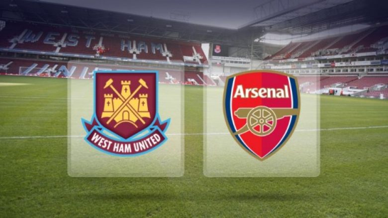 West Ham – Arsenal, formacionet zyrtare