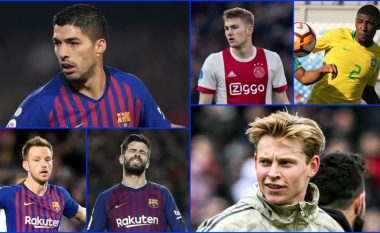 Barcelona po mendon zëvendësimin e secilit veteranë – Messi i pazëvendësueshëm, për Suarez, Pique, Rakitic e Busquet janë gjetur alternativat