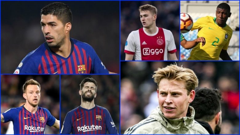 Barcelona po mendon zëvendësimin e secilit veteranë – Messi i pazëvendësueshëm, për Suarez, Pique, Rakitic e Busquet janë gjetur alternativat