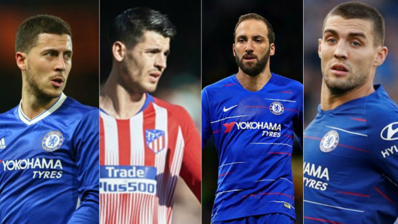 Si do të ndikojë te Chelsea sanksioni për mos transferimin e lojtarëve – situata e nëntë yjeve si Hazard, Morata, Higuain, Kovacic dhe Pulisic