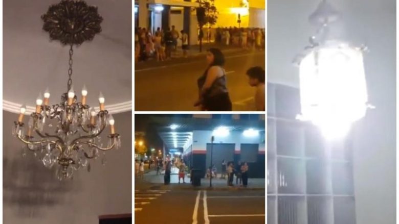 Ekuadori goditet nga një tërmet i fuqishëm prej 7,5 Rihter, publikohen pamjet e këtij momenti (Video)