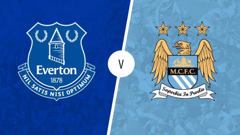 Everton-Man City: Formacionet zyrtare, starton Aguero