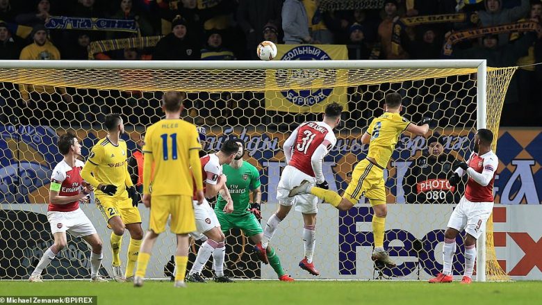 Bate 1-0 Arsenal, notat e lojtarëve: Dështon sulmi i londinezëve