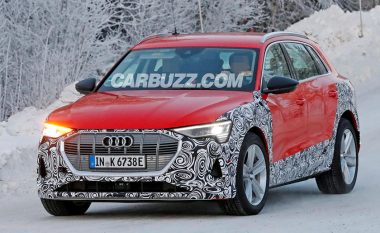 Audi e-tron është parë duke u testuar në rrugë me borë (Foto)