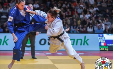 Distria Krasniqi humb në finale, fiton medaljen e argjendtë në Grand Slamin e Parisit