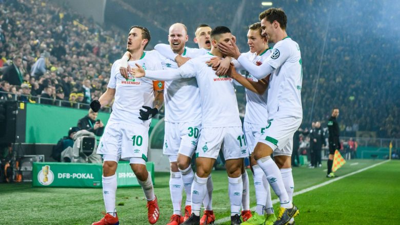 Werder Bremen e eliminon Borussia Dortmundin në ndeshjen që solli gjashtë gola  dhe u vendos me penallti – Rashica shënoi golin e parë