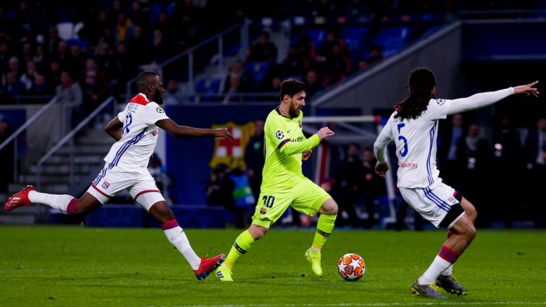 Lyon–Barcelona nuk prodhon gola, çerekfinalisti vendoset në Camp Nou