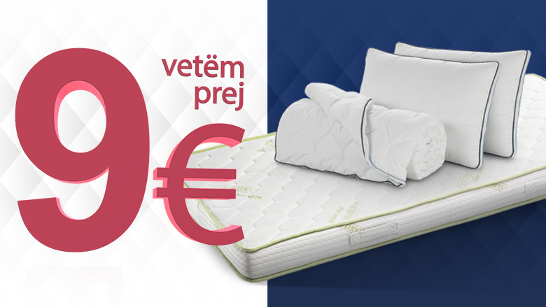 Blej dyshek Dormeo prej vetëm 9 euro, mundësia e fundit!