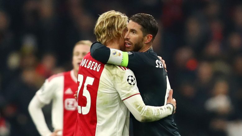 UEFA zyrtarisht hap hetim për kartonin e verdhë të Ramosit ndaj Ajaxit