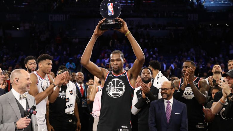 Durant MVP në All Star Game, paraqitje e jashtëzakonshme e yllit amerikan në fitoren e Team LeBron