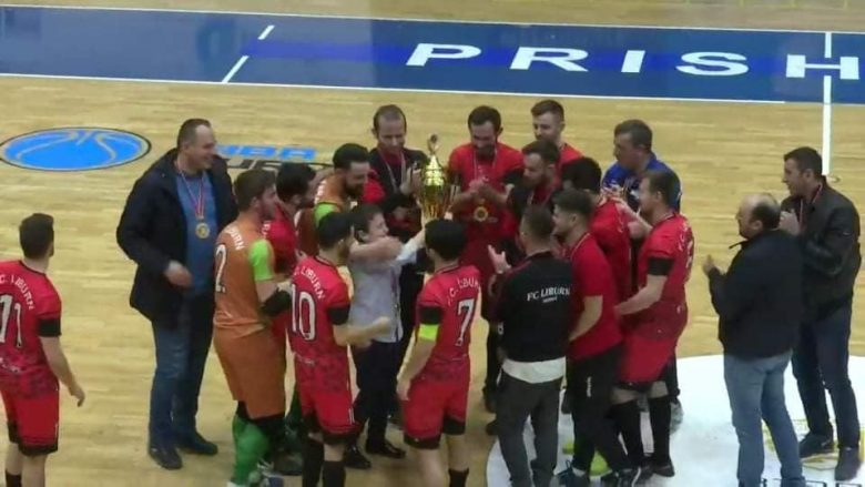Liburni fiton Kupën e Kosovës në futsall pas triumfit në finale ndaj Prishtina 01