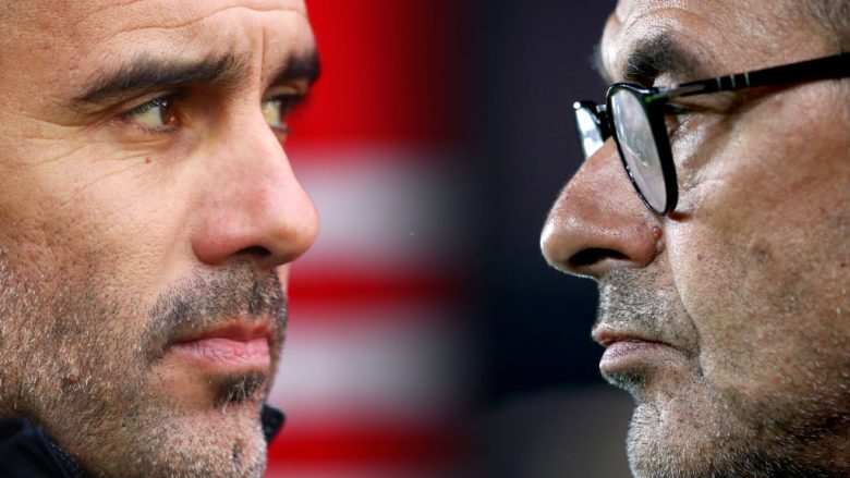 Guardiola vs Sarri (Foto: Dan Istitene/Getty Images/Guliver)