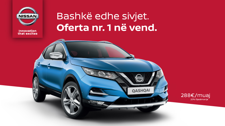 Nissan – brendi me rritjen më të madhe në Kosovë në vitin 2018, prezanton ofertën “Nr. 1” në vend