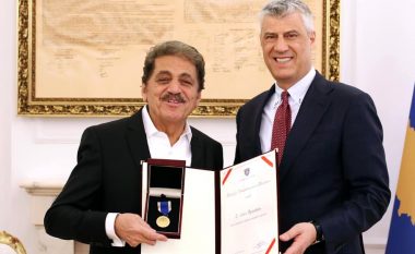 Sabri Fejzullahu dekorohet me Medaljen Presidenciale të Meritave