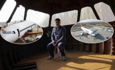 E pabesueshme: Burri kinez ndërton një aeroplan Airbus A320 – të madhësisë reale (Foto/Video)