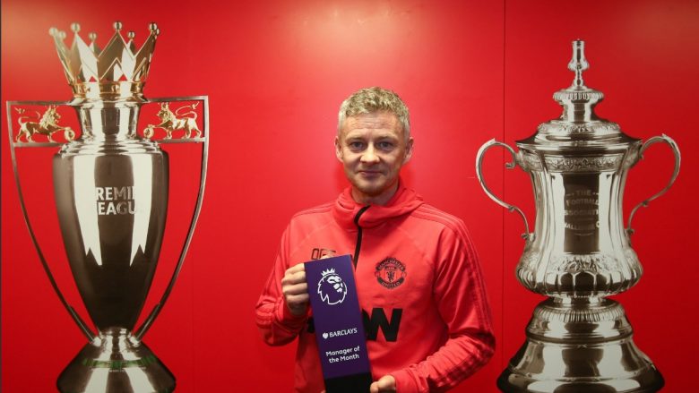 United nuk e fitonte këtë çmim që nga koha e Fergusonit, Solskjaer zgjidhet trajneri i muajit në Ligën Premier