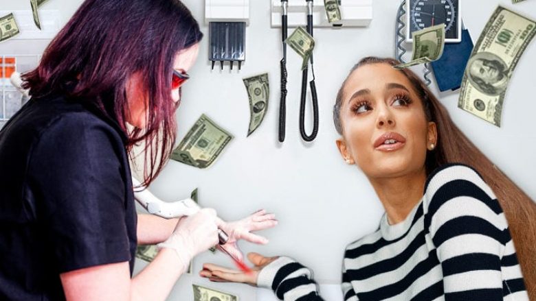 Tatuazhi qesharak i Ariana Grandes – Këngëtarja ofron miliona dollarë për ta larguar!