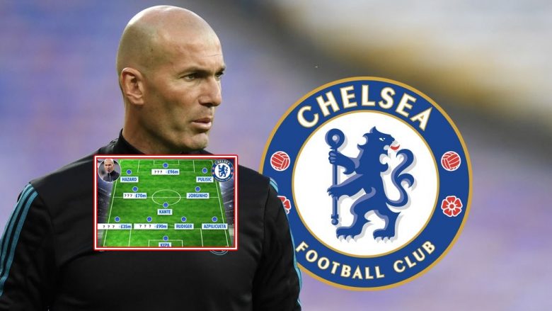 Revolucion 300 milionësh te Chelsea: Ikën Sarri, vjen Zidane – Formacioni i mundshëm me francezin