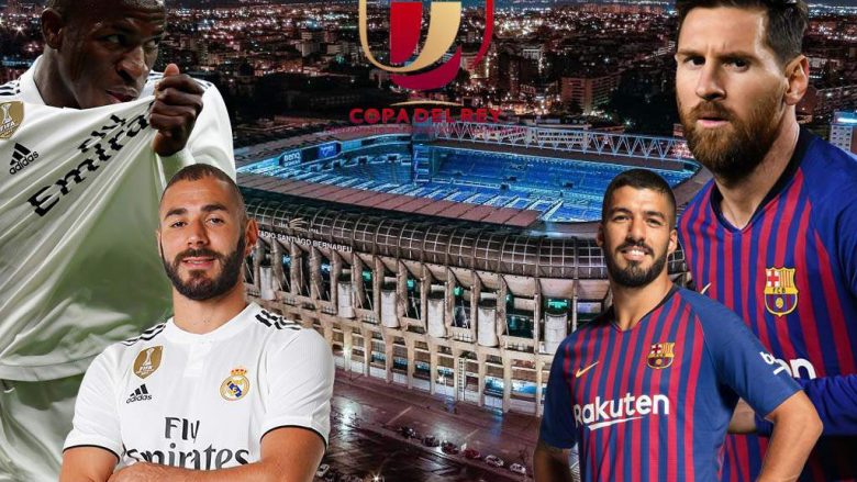 Real-Barça: Formacionet zyrtare nga ndeshja e dytë e gjysmëfinales së Kupës së Mbretit