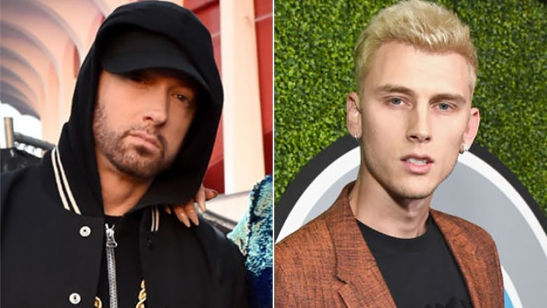 Eminem disses Machine Gun Kelly on stage in Brisbane - Telegraph - Telegraph