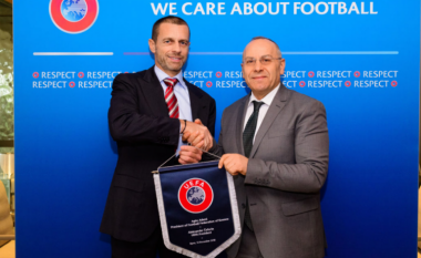 Çeferin falënderon presidentin Ademi, pas rizgjedhjes në krye të UEFA-s