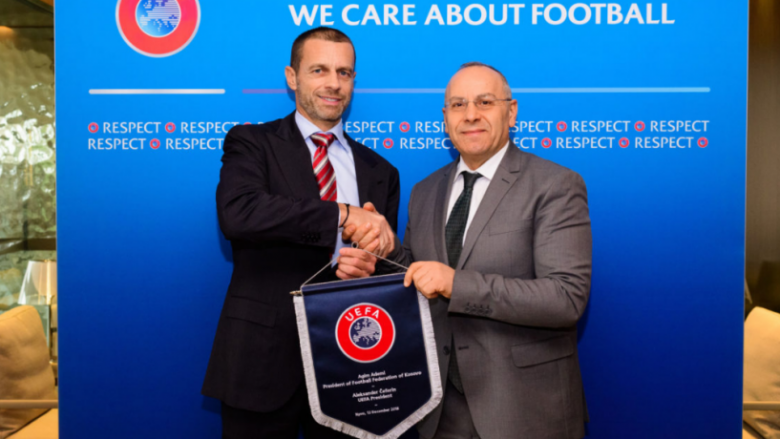 Çeferin falënderon presidentin Ademi, pas rizgjedhjes në krye të UEFA-s