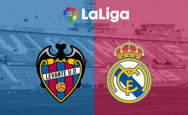 Formacionet zyrtare: Real Madridi synon t’i kthehet fitores në ndeshjen ndaj Levantes, Bardhi titullar