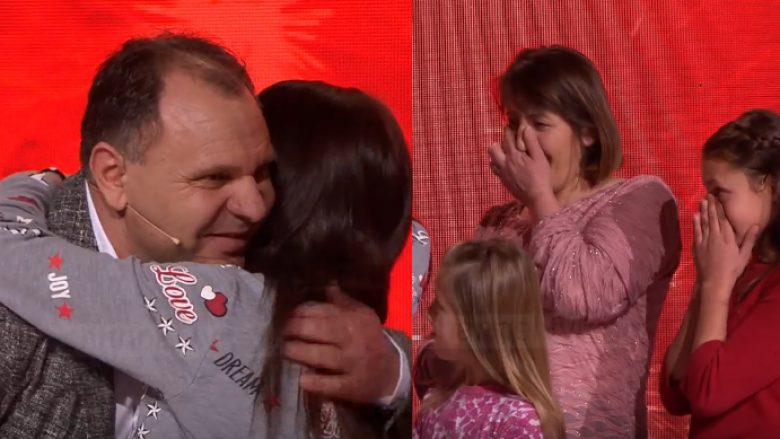 Lot gëzimi – biznesmeni nga Kosova, Shaqir Palushi, i dhuron një shtëpi familjes shqiptare ‘live’ në emision