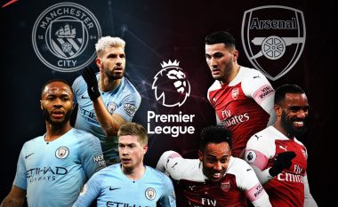 Man City – Arsenal, formacionet zyrtare të derbit të javës në Ligën Premier