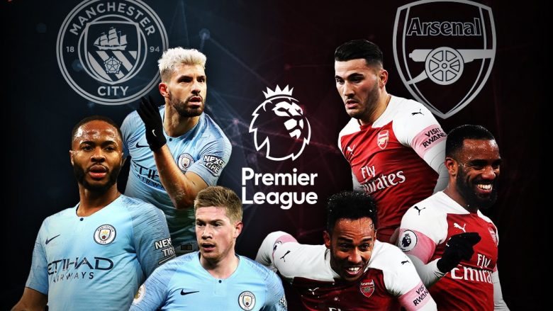 Man City – Arsenal, formacionet zyrtare të derbit të javës në Ligën Premier