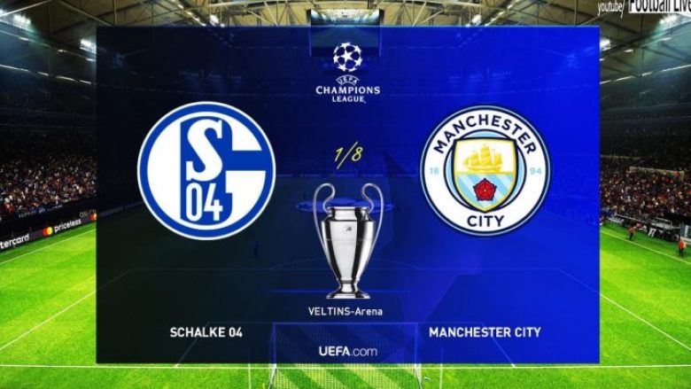 Formacionet zyrtare, Schalke – Manchester City