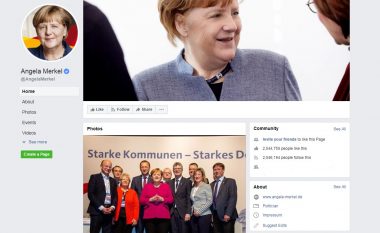 Angela Merkel njofton se do ta mbyllë llogarinë e saj në Facebook (Video)